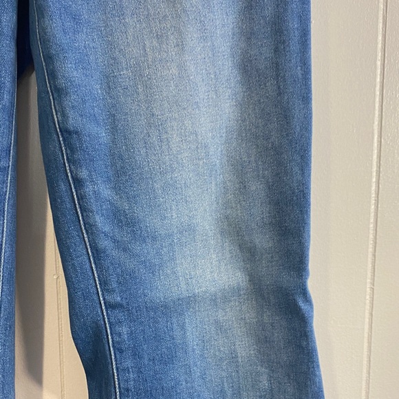 PAIGE Genevieve Flare Jeans | Petite 26 | High Rise Stretch Denim | 29” Inseam - Picture 4 of 16